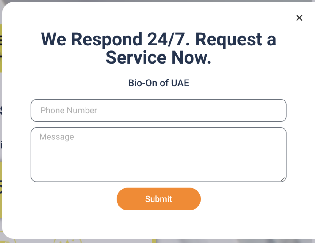 Contoh Penggunaan Formulir yang Efektif di Website salah satu client WiseWebster.com