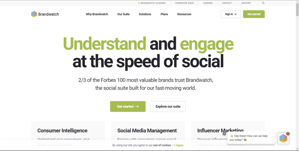 Dashboard Brandwatch Optimalisasi Social Media Management - WiseWebster.com