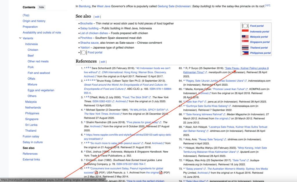 Penulis dan kontributor di Wikipedia dapat menambahkan link (backlink) - Wikipedia memiliki domain authority 100 sehingga akan sangat membantu ranking