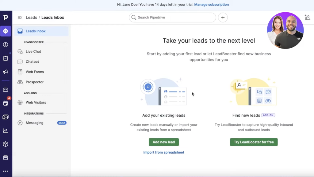 Tampilan visual pipeline penjualan di Pipedrive, menunjukkan kemudahan mengelola prospek dan deal - WiseWebster.com