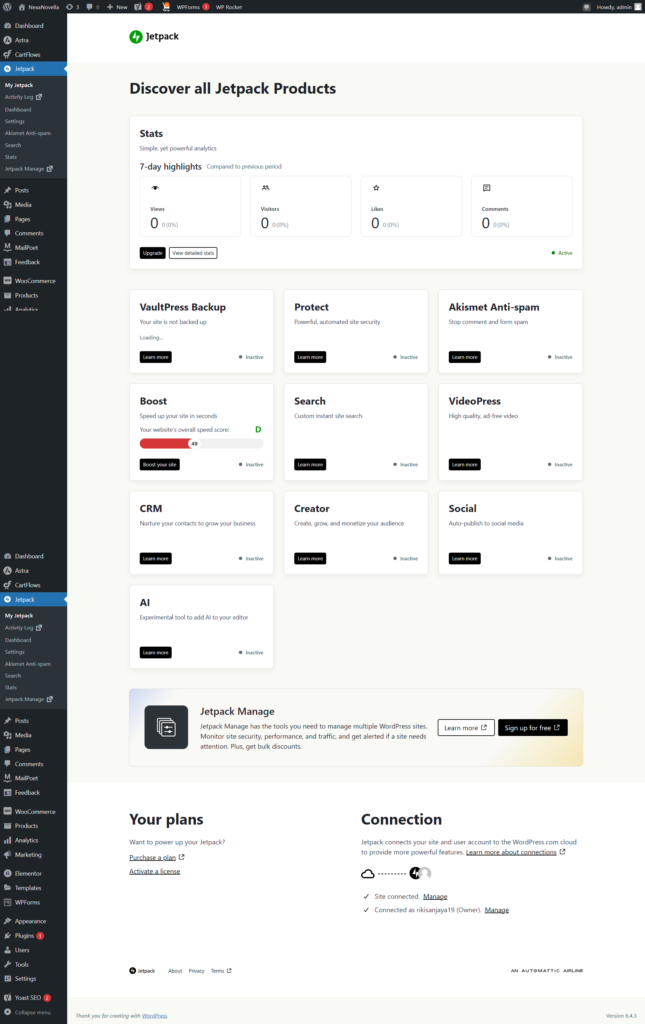 Jetpack Meningkatkan Keamanan, Performa, dan Manajemen Website WordPress