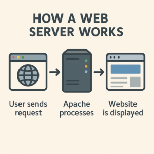 Begini cara kerja server web Apache saat kamu akses website—cepat, stabil, dan gratis