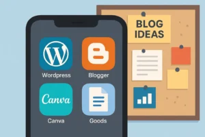 Aplikasi pendukung untuk ngeblog dari HP agar lebih produktif dan efisien