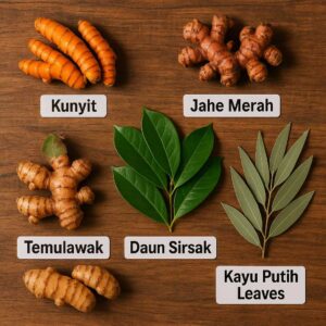 Berbagai bahan herbal populer di Indonesia yang kaya manfaat dan telah digunakan turun-temurun