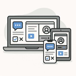 Berbagai platform daring mempermudah pembelajaran dan komunikasi dari perangkat apa pun