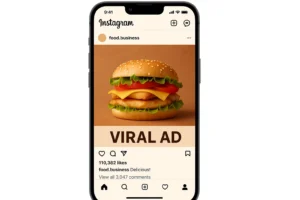 Contoh iklan makanan rumahan di Instagram dengan engagement tinggi dari pelanggan