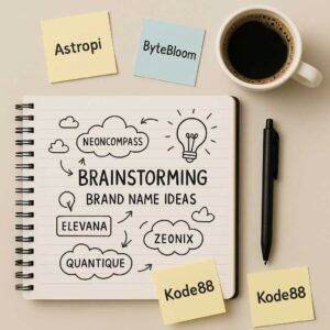 Contoh proses kreatif sederhana dalam mencari nama keren untuk brand atau akun pribadi