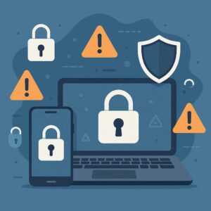 Ilustrasi perlindungan data dari ancaman digital harian