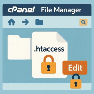 Mengedit atau mereset .htaccess sebaiknya dilakukan hati-hati dan selalu backup terlebih dahulu