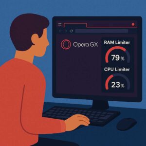 Opera GX, varian Opera khusus gamer, dilengkapi pengatur RAM dan CPU untuk menjaga performa tetap optimal saat multitasking