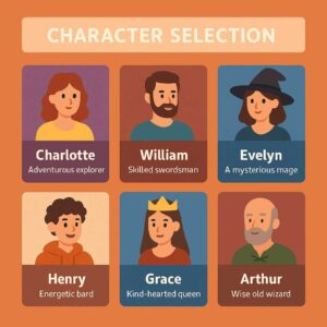 Pemain RP sering membuat beberapa CC untuk memperkaya interaksi dalam alur cerita