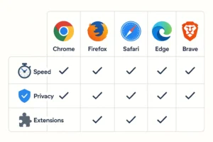 Perbandingan aplikasi browser populer berdasarkan fitur unggulannya