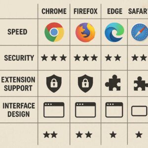 Perbandingan fitur antar web browser populer di dunia