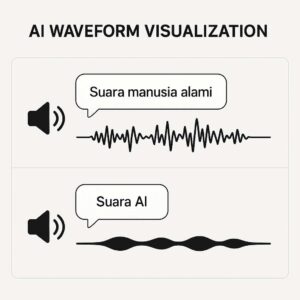 Perbandingan kualitas suara manusia dan suara AI berbahasa Indonesia
