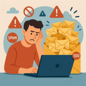Spam email yang menumpuk tidak hanya mengganggu, tapi juga berpotensi membahayakan data pengguna