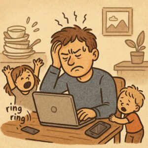 Tantangan kerja remote bisa muncul dari lingkungan rumah yang kurang kondusif dan banyak distraksi