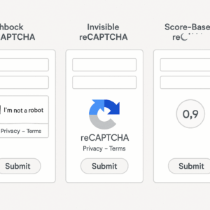 Tiga jenis utama reCAPTCHA yang sering digunakan di berbagai website modern