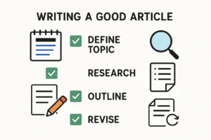 Checklist langkah menulis artikel yang benar dan terstruktur dari awal hingga selesai