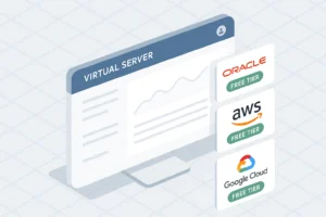 Dashboard layanan VPS gratis dari beberapa penyedia cloud populer