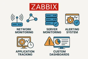 Lima fitur utama Zabbix yang paling banyak digunakan di dunia IT