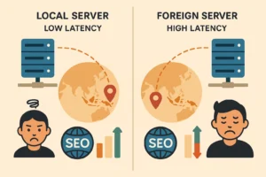 Perbandingan server lokal dan luar negeri dilihat dari kecepatan akses dan dampaknya terhadap SEO