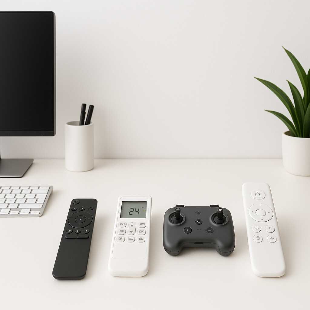 Berbagai jenis remote control yang umum digunakan di kehidupan modern