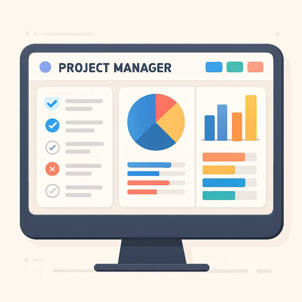 Dashboard manajemen proyek digital membantu WiseSob mengatur pekerjaan secara lebih efisien dan terstruktur