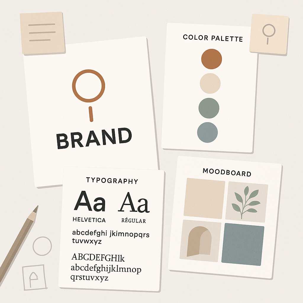 Elemen-elemen visual yang sering dianggap sebagai representasi utama dari sebuah brand