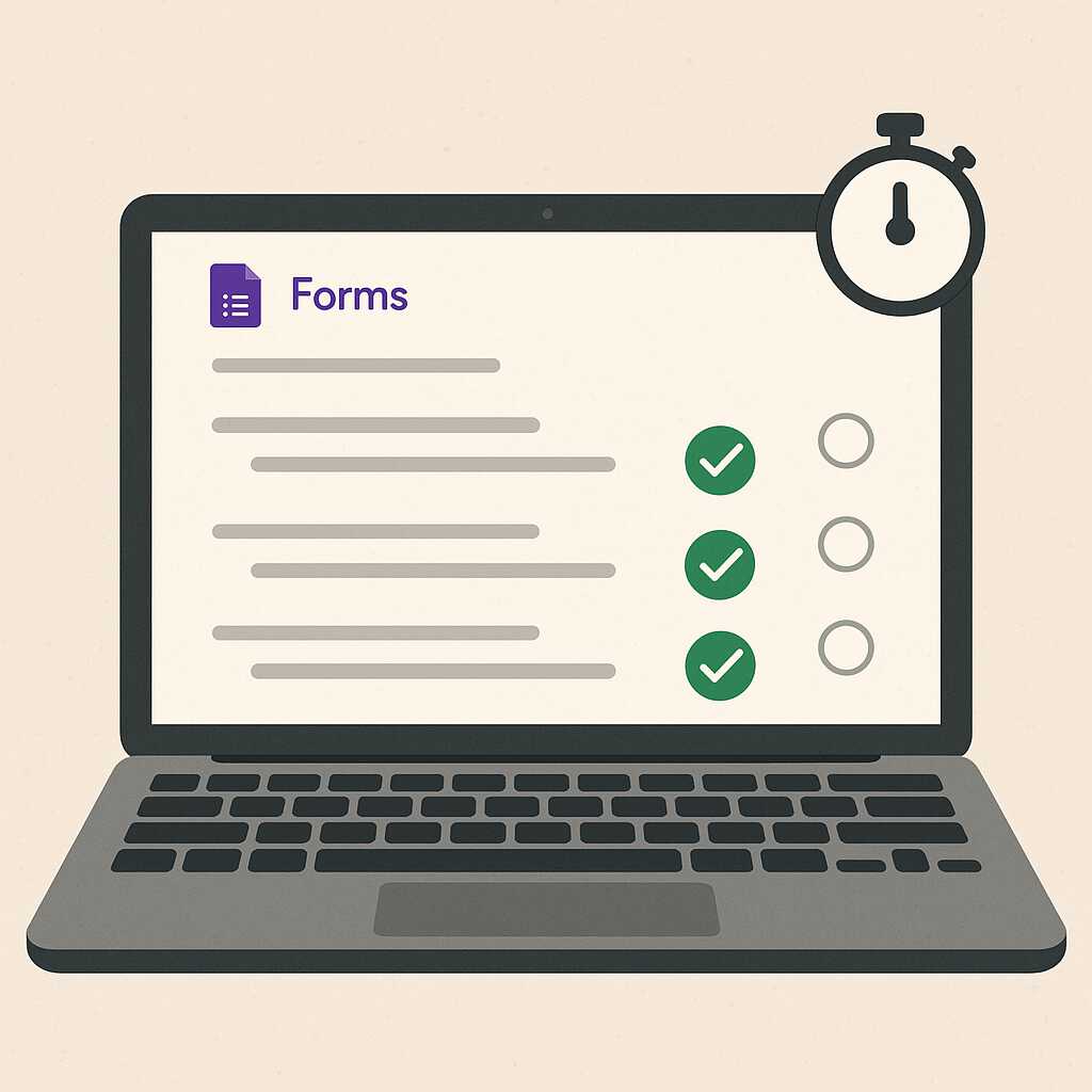 Google Form memudahkan pembuatan ujian daring secara otomatis dan praktis