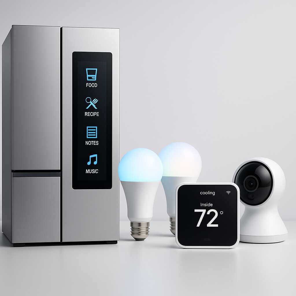 Ilustrasi rumah pintar yang dilengkapi perangkat Internet of Things (IoT)