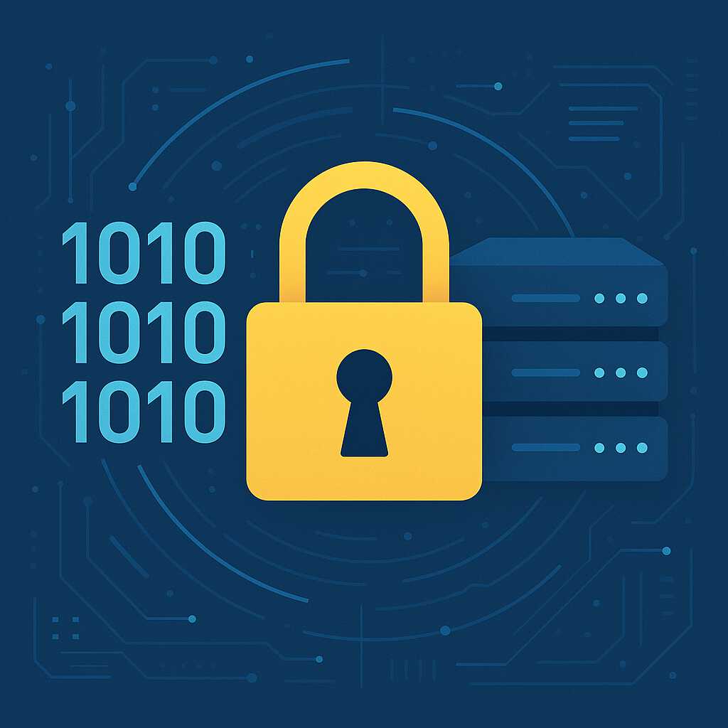 Kode enkripsi melindungi data dengan mengubah informasi menjadi format yang tidak bisa dibaca tanpa kunci khusus