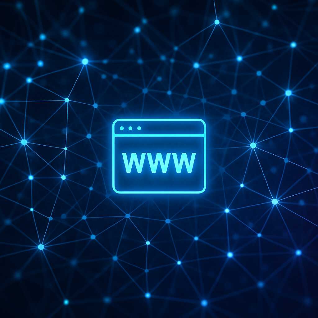 Konsep visual World Wide Web sebagai jaringan digital global