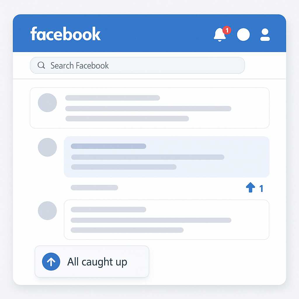 Tampilan Facebook dengan komentar up yang sering digunakan untuk menaikkan postingan