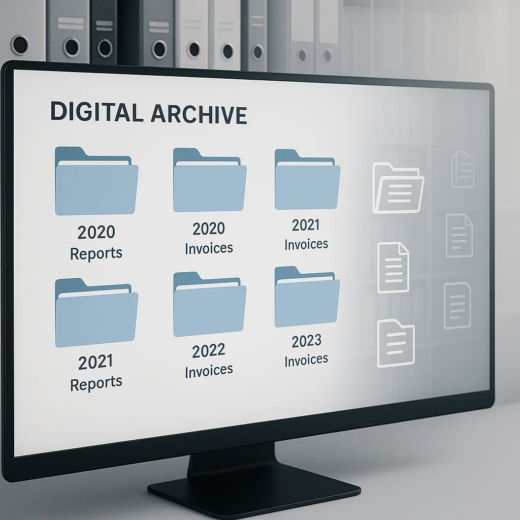 Transisi arsip fisik ke format digital dengan sistem penyimpanan modern