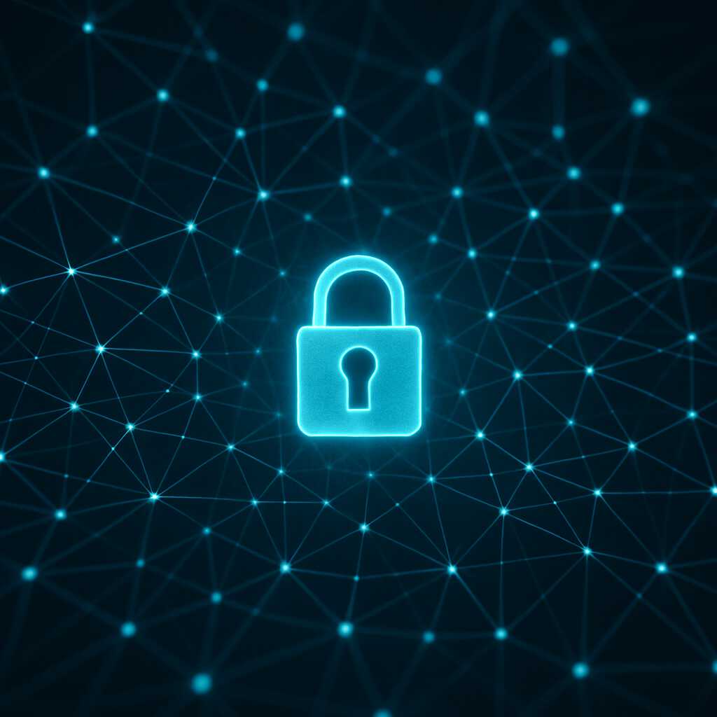 Visualisasi dunia siber yang saling terhubung dan butuh perlindungan keamanan digital