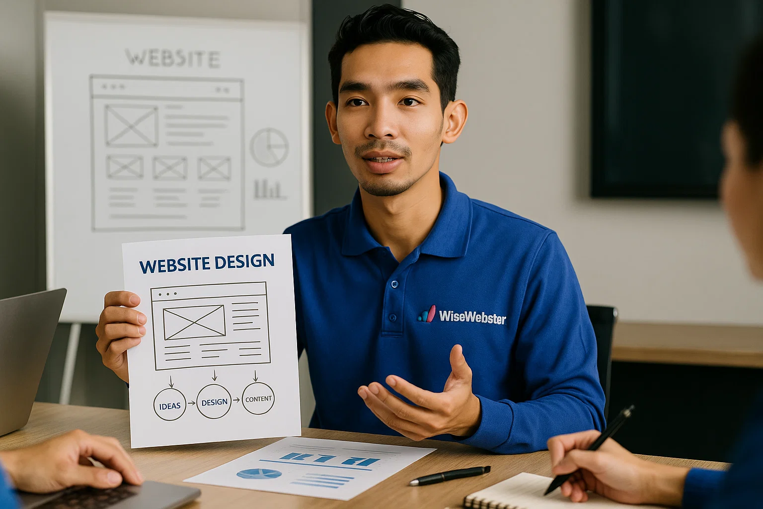 Wisewebster Team doing Planning