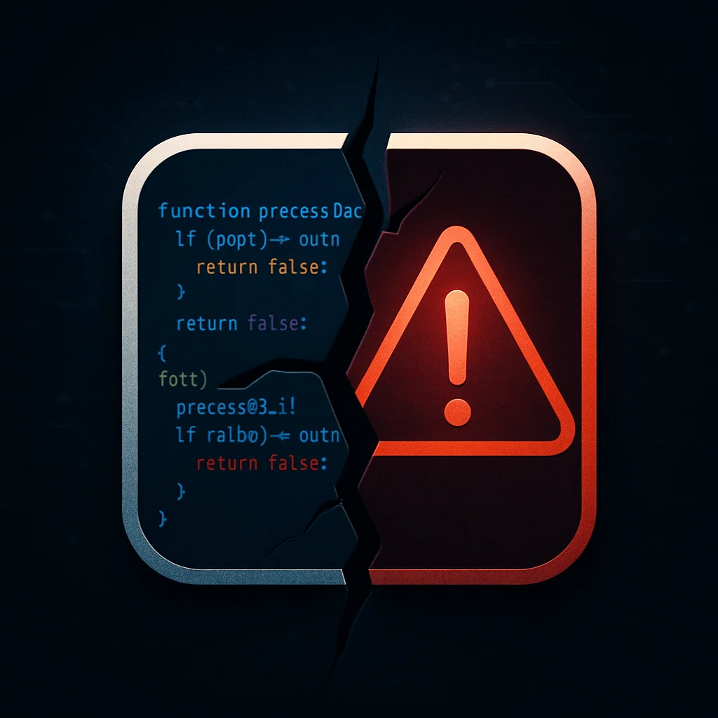 Ilustrasi cracking software yang menggambarkan kerentanan keamanan digital