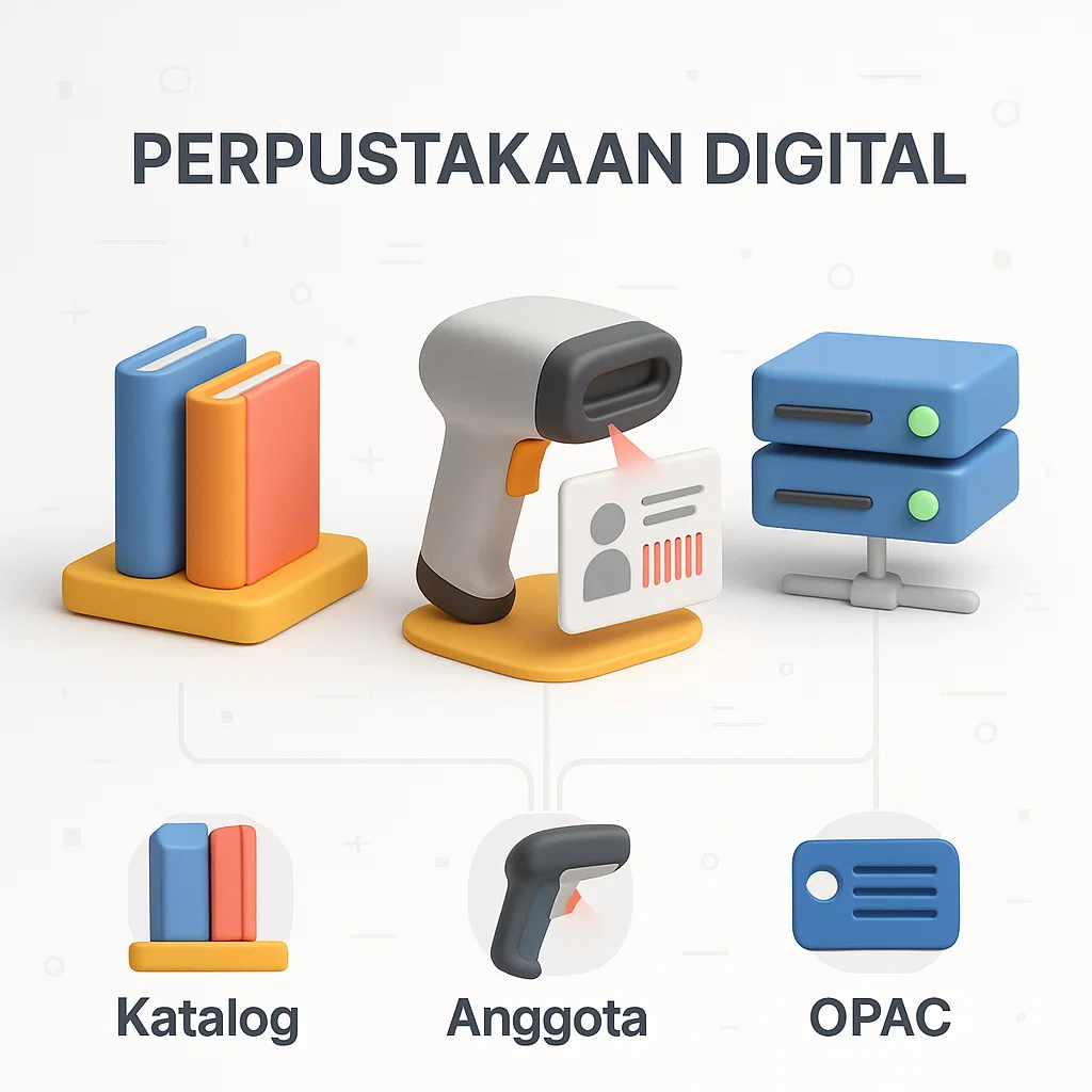 Konsep digitalisasi perpustakaan dengan sistem Inlis Lite