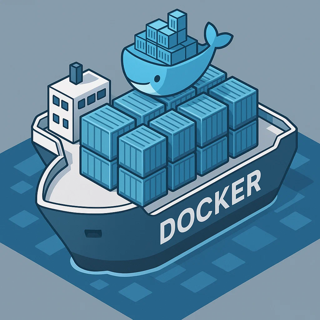 Ilustrasi Docker container sebagai teknologi ringan untuk deployment aplikasi modern
