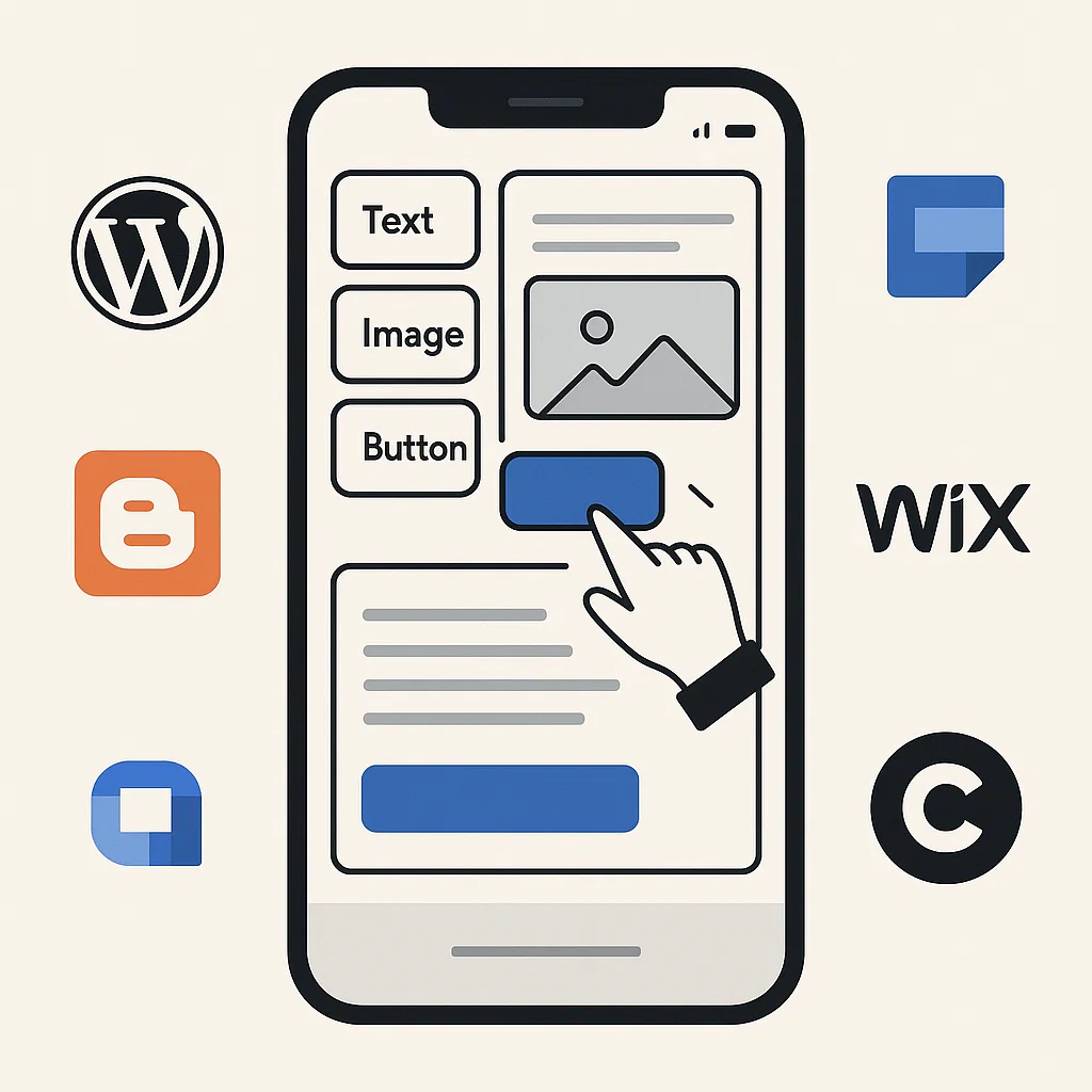 Membuat website gratis langsung dari HP dengan berbagai platform populer