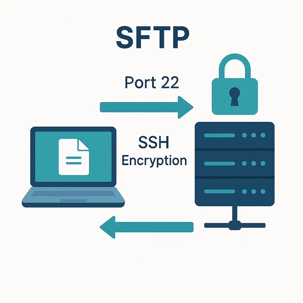 Visualisasi SFTP sebagai protokol transfer file aman