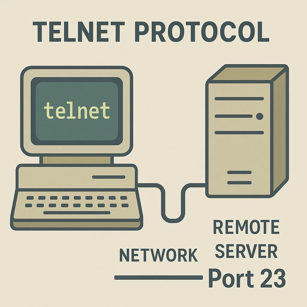 Visualisasi dasar protokol Telnet dan cara kerjanya