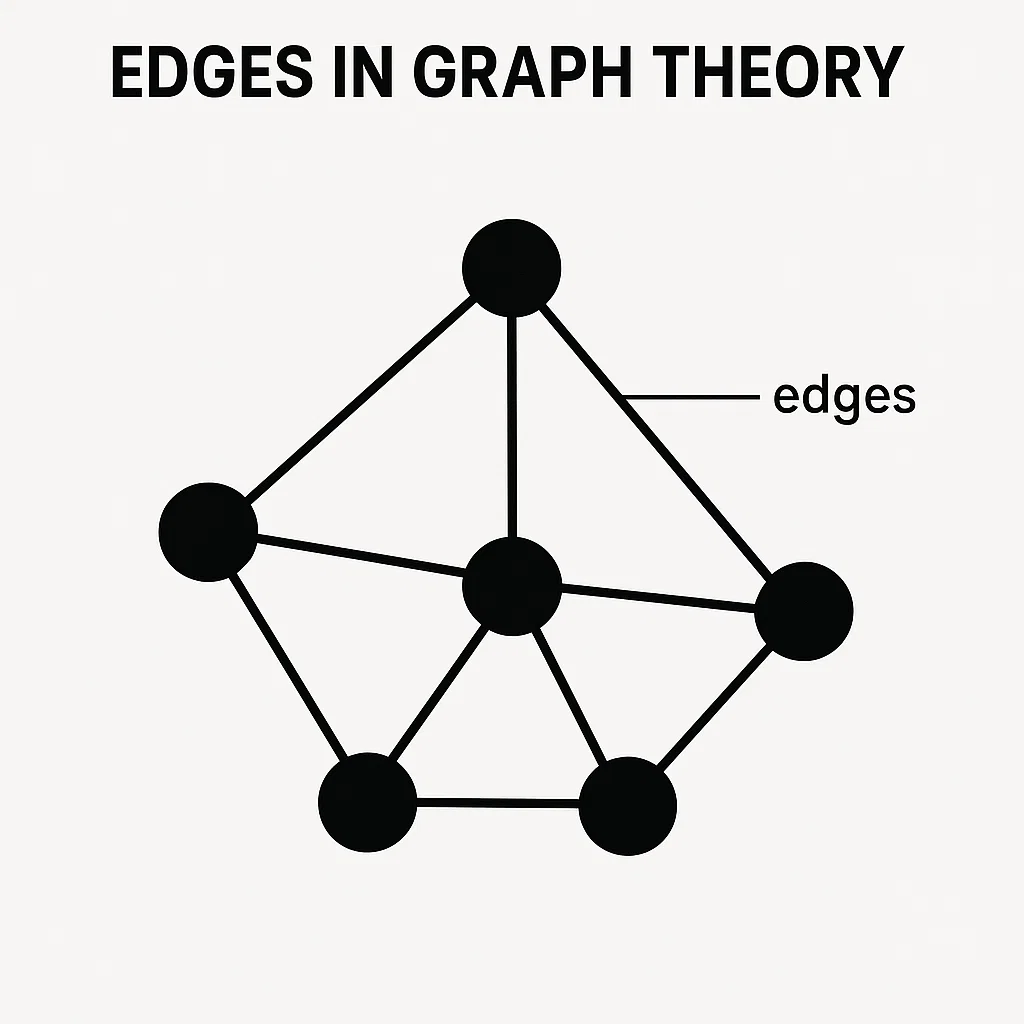 Visualisasi edges sebagai penghubung antar simpul dalam graf