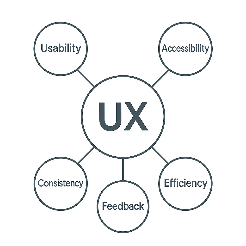 Visualisasi prinsip dasar user experience