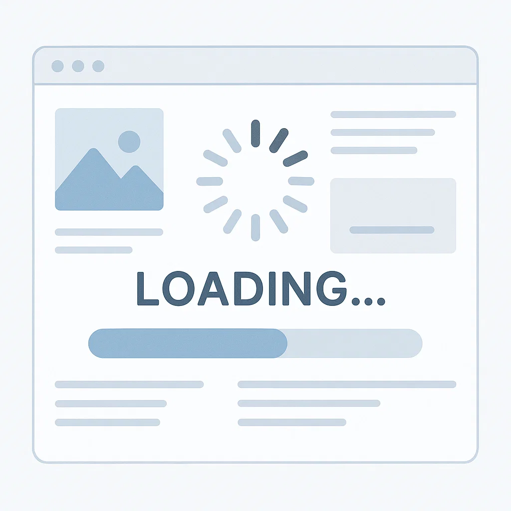 Visualisasi umum arti loading pada sistem digital